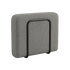Cobana Lounge Sofa Armrest in Kirra Grey mit pulverbeschichtetem Aluminiumrahmen und wasserabweisendem Textil | Cobana Lounge Sofa - Armrest - Kirra Grey | SACKit