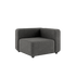 Cobana Lounge Sofa Eckmodul in grauem Outdoor - Stoff mit pulverbeschichtetem Aluminiumrahmen | Cobana Lounge Sofa - Corner - Cobana Grey | SACKit