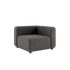 Cobana Lounge Sofa Eckmodul in grauem Outdoor - Stoff mit pulverbeschichtetem Aluminiumrahmen | Cobana Lounge Sofa - Corner - Cobana Grey | SACKit
