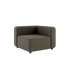 Cobana Lounge Sofa Corner in braun mit pulverbeschichtetem Aluminiumrahmen und Olefin - Fasern für den Außenbereich | Cobana Lounge Sofa - Corner - Cobana Brown | SACKit