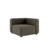 Cobana Lounge Sofa Corner in braun mit pulverbeschichtetem Aluminiumrahmen und Olefin - Fasern für den Außenbereich | Cobana Lounge Sofa - Corner - Cobana Brown | SACKit