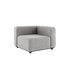 Cobana Lounge Sofa Corner in Cobana Sand Melange mit pulverbeschichtetem Aluminiumrahmen und Olefin - Fasern. | Cobana Lounge Sofa - Corner - Cobana Sand Melange | SACKit