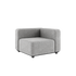 Cobana Lounge Sofa Corner in Cobana Sand Melange mit pulverbeschichtetem Aluminiumrahmen und Olefin - Fasern. | Cobana Lounge Sofa - Corner - Cobana Sand Melange | SACKit