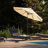 Kirra Sunbed Sonnenliege in Kirra Sand mit verstellbarer Rückenlehne und pulverbeschichtetem Aluminiumrahmen | Kirra Sunbed - Kirra Noir | SACKit