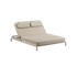 Kirra Double Sunbed Doppelliege in Sandfarben mit pulverbeschichtetem Aluminiumrahmen und wasserabweisendem Textil. | Kirra Double Sunbed - Kirra Sand | SACKit
