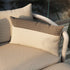Tide Cushion Zierkissen in Sand und Indigo mit abnehmbarem Bezug für den Außenbereich | Tide Cushion - Sand/Noir | SACKit