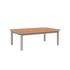 Kirra Coffee Table in Taupe mit pulverbeschichtetem Aluminiumrahmen und Teakholzplatte, Outdoor - Couchtisch ohne Accessory Fit | Kirra Coffee Table - Taupe Ohne Accessory Fit | SACKit