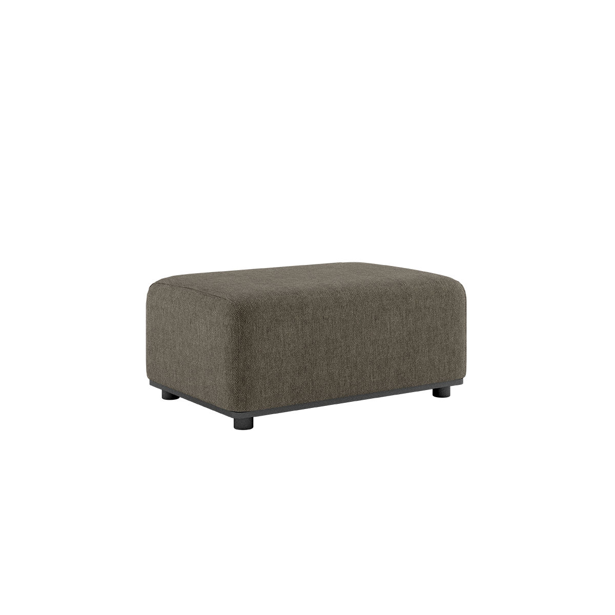 Cobana Lounge Sofa Pouf in braun mit pulverbeschichtetem Aluminiumrahmen und wasserabweisendem Stoff | Cobana Lounge Sofa - Pouf - Cobana Brown | SACKit