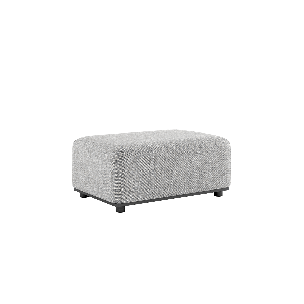 Cobana Lounge Sofa Pouf in Cobana Sand Melange mit pulverbeschichtetem Aluminiumrahmen und Olefin - Faserbezug | Cobana Lounge Sofa - Pouf - Cobana Sand Melange | SACKit