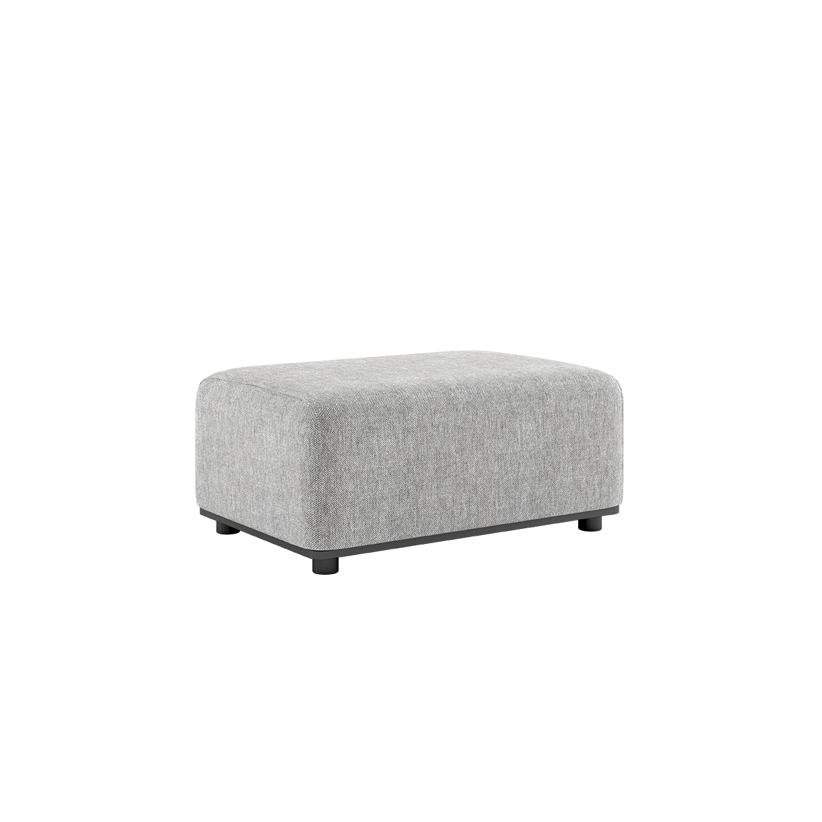 Cobana Lounge Sofa Pouf in Cobana Sand Melange mit pulverbeschichtetem Aluminiumrahmen und Olefin - Faserbezug | Cobana Lounge Sofa - Pouf - Cobana Sand Melange | SACKit