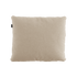 Beiges Cobana Cushion aus Bouclé-Stoff für Outdoor-Sofa, weich und formstabil.