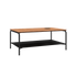 Patio Coffee Table 110x70 mit pulverbeschichtetem Aluminiumrahmen und FSC - zertifiziertem Teakholz, mit Accessory Fit | Patio Coffee Table - 110x70 - Mit Accessory Fit | SACKit