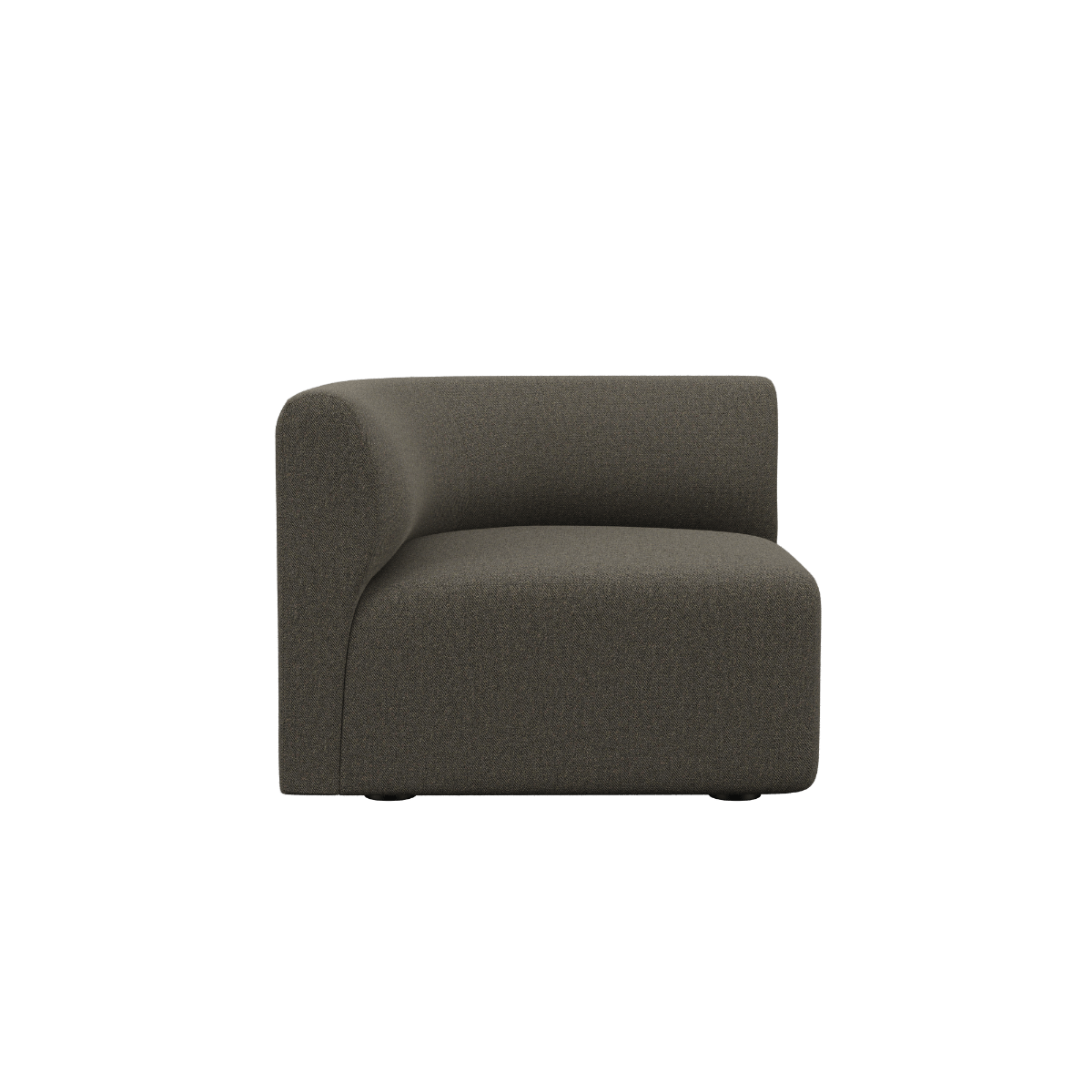 Fjord Sofa - Corner Section Left | Fjord Sofa - Corner Section Left - Sealife Brown | SACKit
