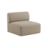 Fjord Sofa Sitzsektion in Cosmo Beige mit weicher, organischer Form und nahtlosen Übergängen | Fjord Sofa - Seat Section - Cosmo Beige | SACKit