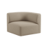 Fjord Sofa Eckteil rechts in Cosmo Beige mit weichen Rundungen und skandinavischem Design | Fjord Sofa - Corner Section Right - Cosmo Beige | SACKit