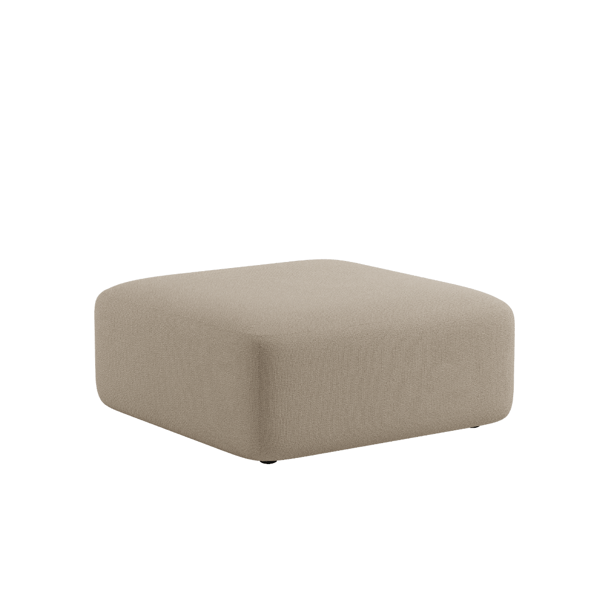 Fjord Sofa Pouf in Cosmo Beige mit weicher, organischer Form und nahtlosen Übergängen. | Fjord Sofa - Pouf - Cosmo Beige | SACKit