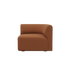 Fjord Sofa Eckteil rechts in Cosmo Terracotta mit weicher, organischer Form und nahtlosen Übergängen