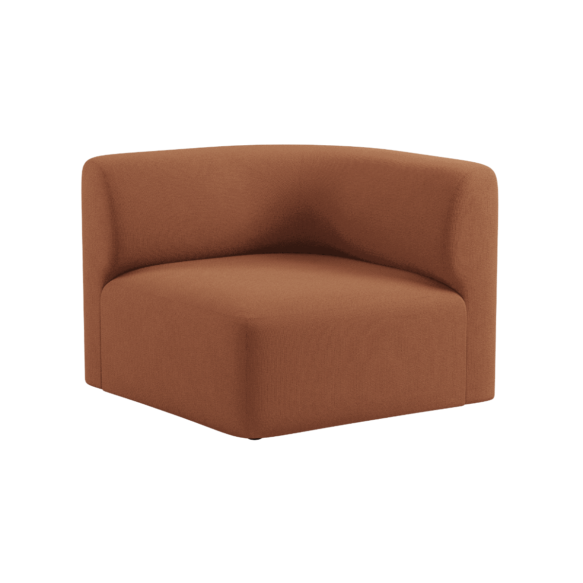 Fjord Sofa - Corner Section Right | Fjord Sofa - Corner Section Right - Cosmo Terracotta | SACKit