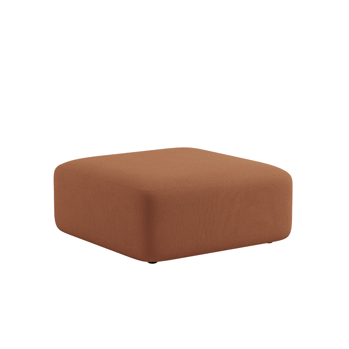 Fjord Sofa Pouf in Cosmo Terracotta mit weicher, organischer Form und nahtlosen Übergängen. | Fjord Sofa - Pouf - Cosmo Terracotta | SACKit