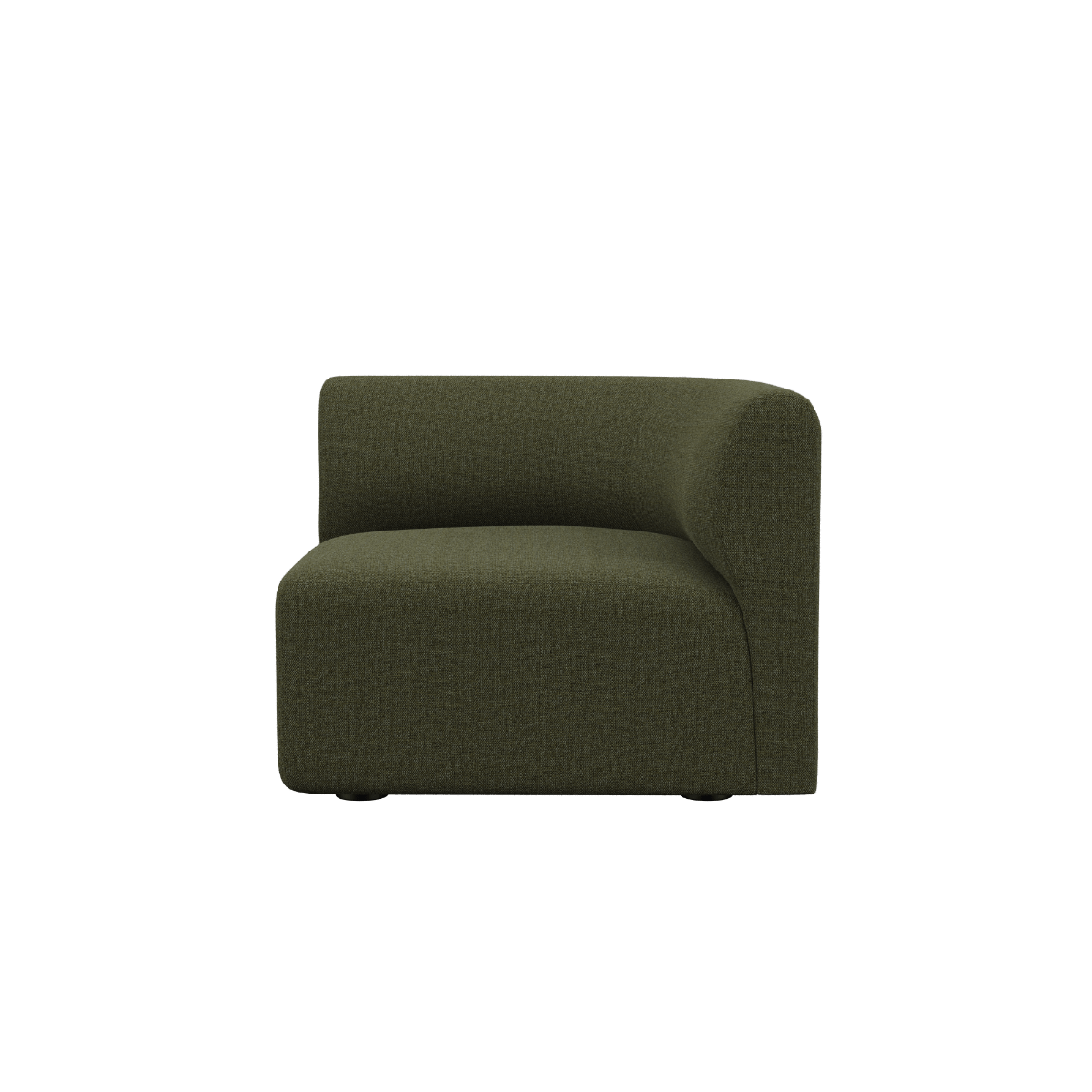 Fjord Sofa - Corner Section Right | Fjord Sofa - Corner Section Right - Cosmo Olive | SACKit