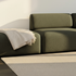 Fjord Sofa Pouf in Cosmo Olive mit weicher Polsterung und skandinavischem Design | Fjord Sofa - Pouf - Cosmo Mustard | SACKit
