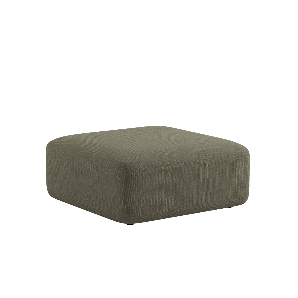Fjord Sofa Pouf in Cosmo Olive mit weicher, organischer Form und nahtlosen Übergängen. | Fjord Sofa - Pouf - Cosmo Olive | SACKit