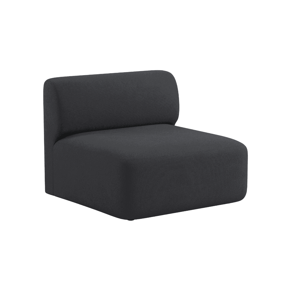 Fjord Sofa Sitzelement in Cosmo Slate mit weichen Linien und skandinavischem Design | Fjord Sofa - Seat Section - Cosmo Slate | SACKit