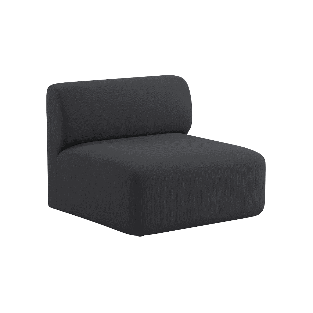 Fjord Sofa Sitzelement in Cosmo Slate mit weichen Linien und skandinavischem Design | Fjord Sofa - Seat Section - Cosmo Slate | SACKit