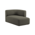 Fjord Sofa mit rechter Chaiselong in Cosmo Stone, skandinavisches Design mit weichen Linien und Textilbezug | Fjord Sofa - Chaise Right - Cosmo Stone | SACKit