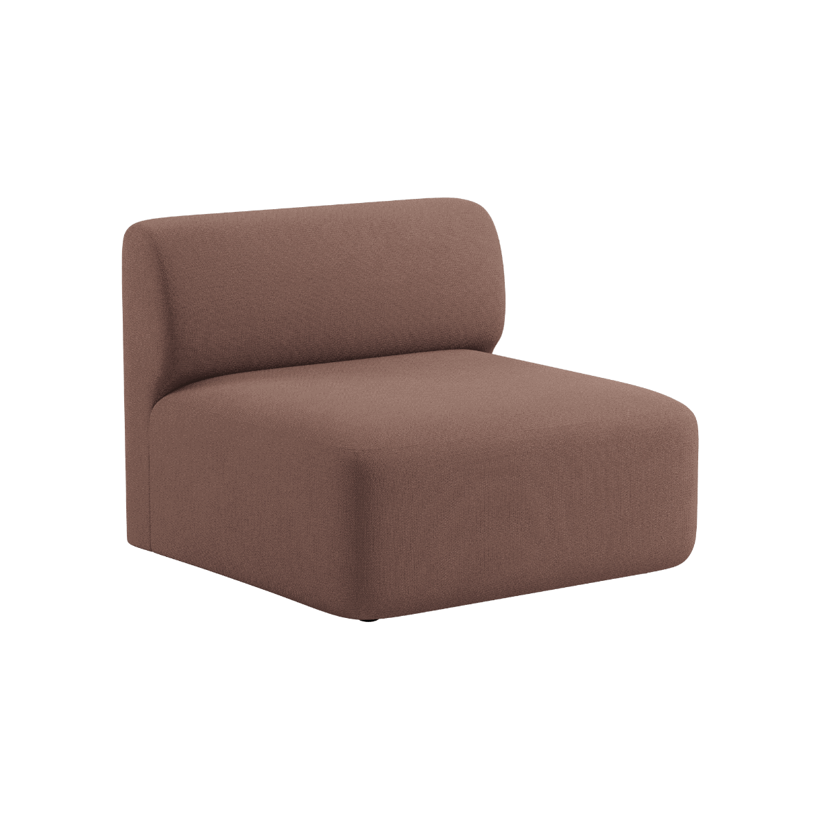 Fjord Sofa Sitzmodul in Cosmo Clay mit weichen Linien und skandinavischem Design. | Fjord Sofa - Seat Section - Cosmo Clay | SACKit