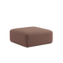 Fjord Sofa - Pouf in warmem Cosmo Clay mit weicher, modularer Polsterung und abgerundeten Kanten. | Fjord Sofa - Pouf - Cosmo Clay | SACKit