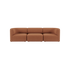 Fjord Sofa - 3 seater | Fjord Sofa - 3 seater - Cosmo Terracotta Ohne Hocker | SACKit