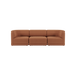 Fjord Sofa - 3 seater | Fjord Sofa - 3 seater - Cosmo Terracotta Ohne Hocker | SACKit