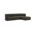 Fjord Sofa - 3 seater | Fjord Sofa - 3 seater - Sealife Brown Mit Hocker | SACKit