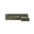 Fjord Sofa - 3 seater | Fjord Sofa - 3 seater - Cosmo Olive Mit Hocker | SACKit