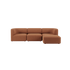 Fjord Sofa - 3 seater | Fjord Sofa - 3 seater - Cosmo Terracotta Mit Hocker | SACKit