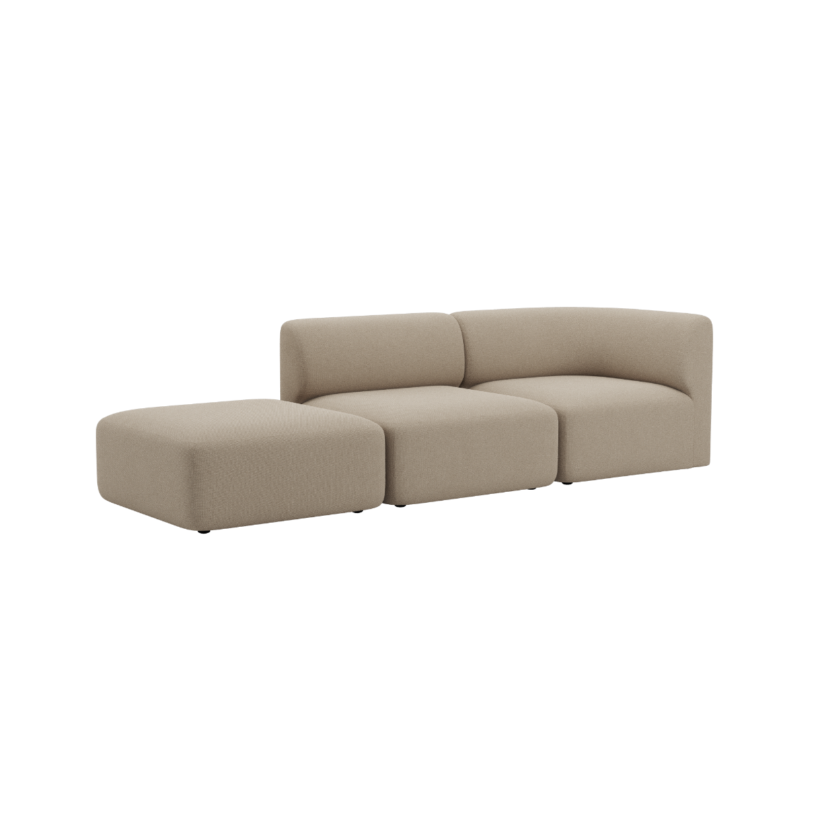 Fjord Sofa - 2 seater w/ open end | Fjord Sofa - 2 seater w/ open end - Cosmo Beige Links | SACKit