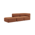 Fjord Sofa - 2 seater w/ open end | Fjord Sofa - 2 seater w/ open end - Cosmo Terracotta Links | SACKit