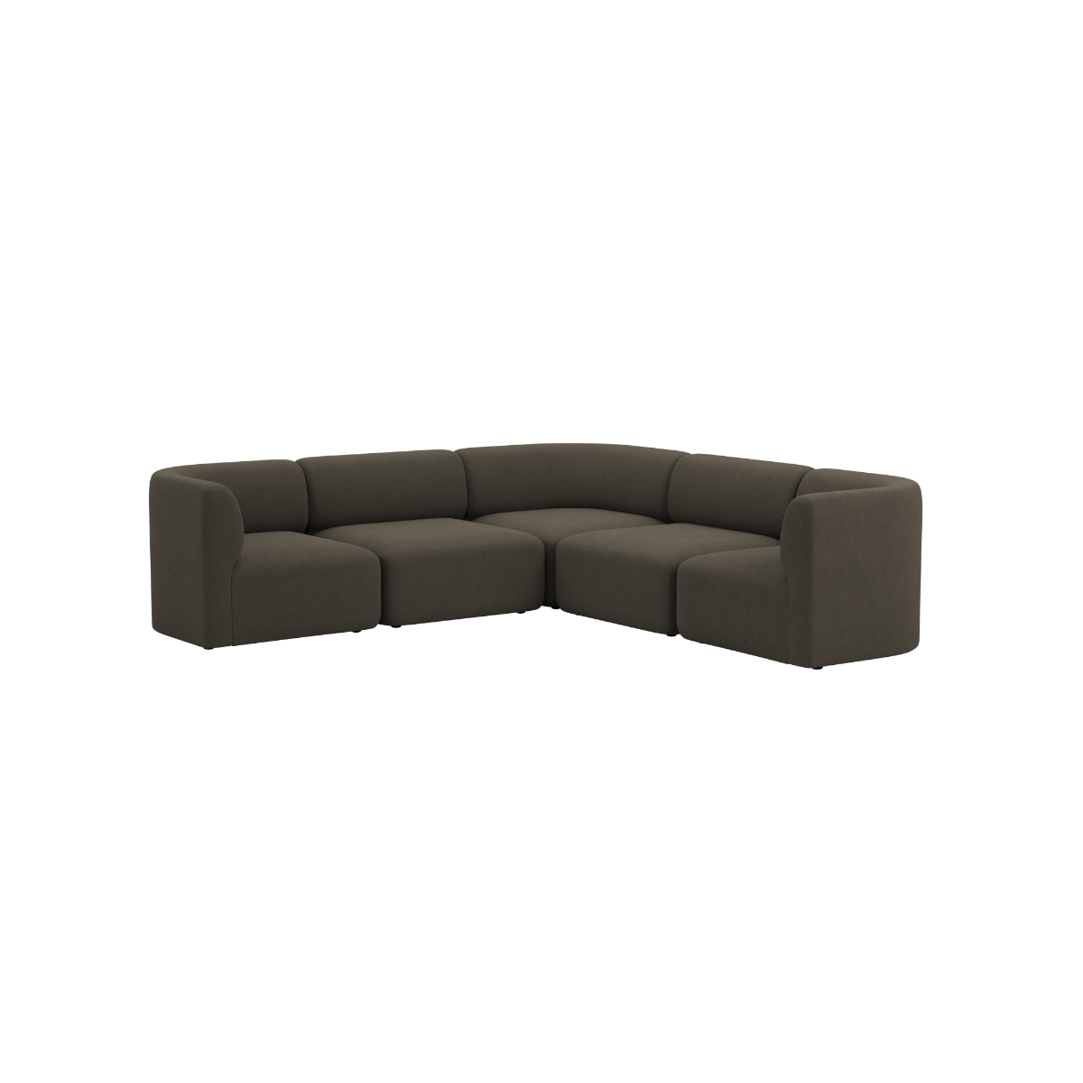 Fjord Sofa - Corner Sofa | Fjord Sofa - Corner Sofa - Sealife Brown | SACKit