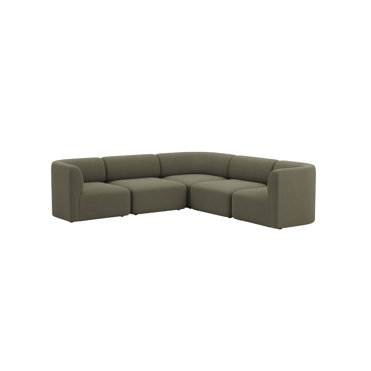 Fjord Sofa - Corner Sofa | Fjord Sofa - Corner Sofa - Cosmo Olive | SACKit