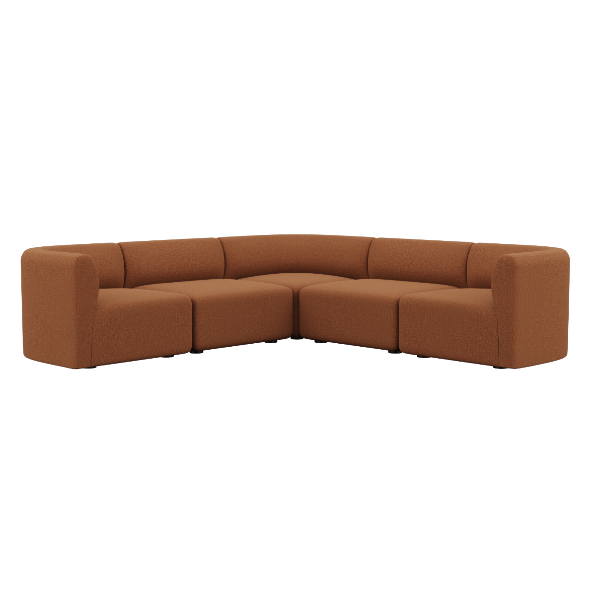 Fjord Sofa - Corner Sofa | Fjord Sofa - Corner Sofa - Cosmo Terracotta | SACKit