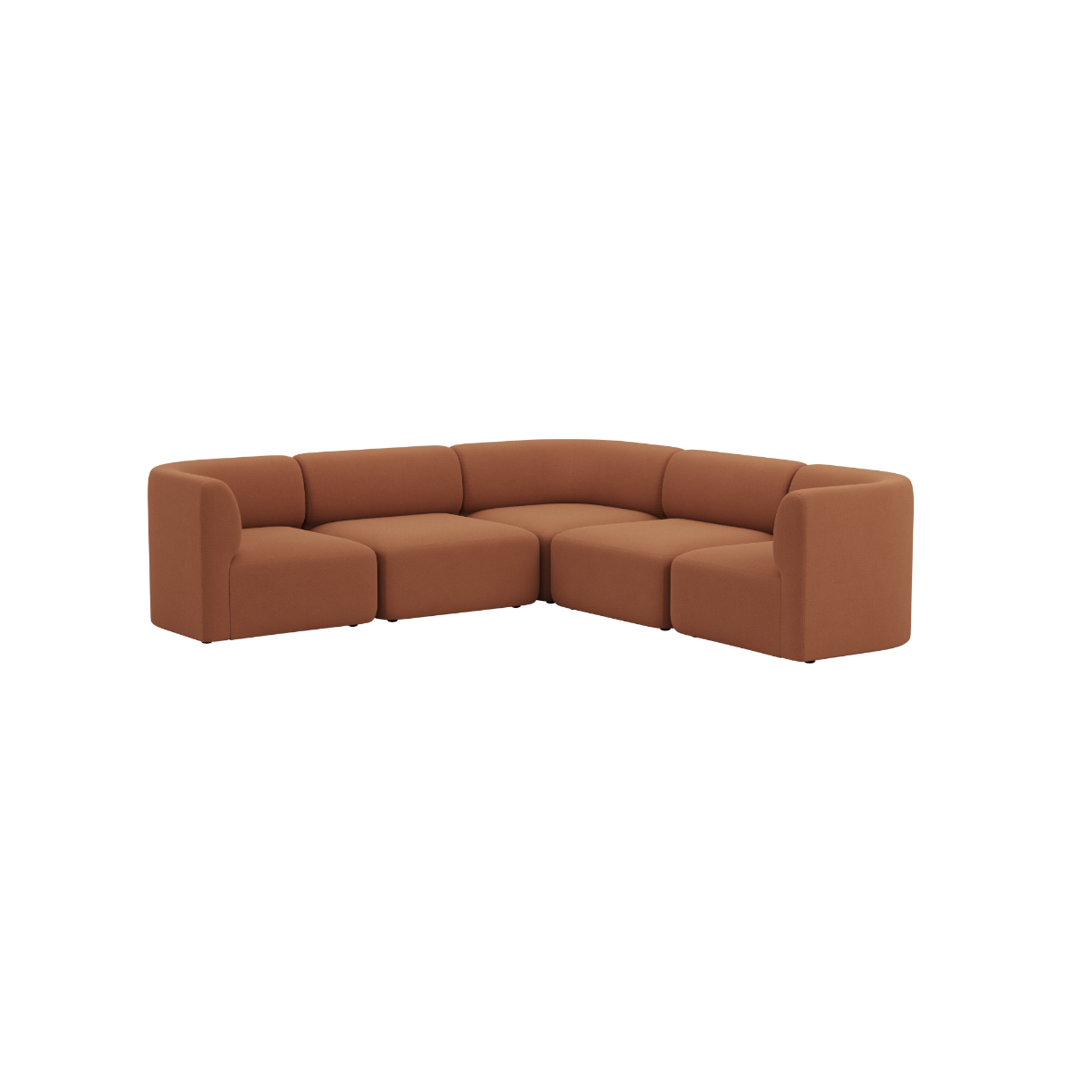 Fjord Sofa - Corner Sofa | Fjord Sofa - Corner Sofa - Cosmo Terracotta | SACKit