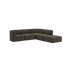 Fjord Sofa - Corner Sofa w/ open end | Fjord Sofa - Corner Sofa w/ open end - Sealife Brown | SACKit