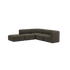 Fjord Sofa - Corner Sofa w/ open end | Fjord Sofa - Corner Sofa w/ open end - Sealife Brown | SACKit