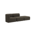 Fjord Sofa - 2 seater w/ open end | Fjord Sofa - 2 seater w/ open end - Sealife Brown Rechts | SACKit