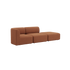 Fjord Sofa - 2 seater w/ open end | Fjord Sofa - 2 seater w/ open end - Cosmo Terracotta Rechts | SACKit