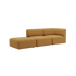 Fjord Sofa - 2 seater w/ open end | Fjord Sofa - 2 seater w/ open end - Cosmo Mustard Links | SACKit