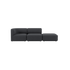 Fjord Sofa - 2 seater w/ open end | Fjord Sofa - 2 seater w/ open end - Cosmo Slate Rechts | SACKit
