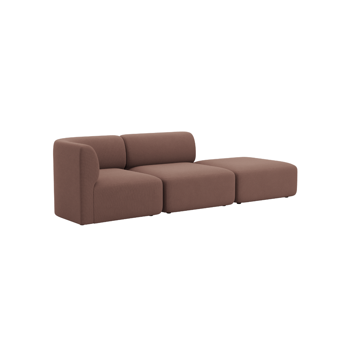 Fjord Sofa - 2 seater w/ open end | Fjord Sofa - 2 seater w/ open end - Cosmo Clay Rechts | SACKit
