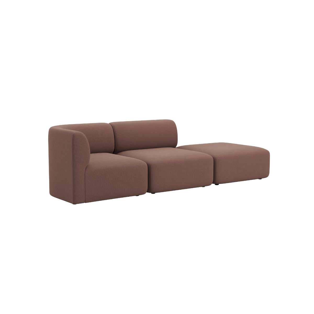 Fjord Sofa - 2 seater w/ open end | Fjord Sofa - 2 seater w/ open end - Cosmo Clay Rechts | SACKit
